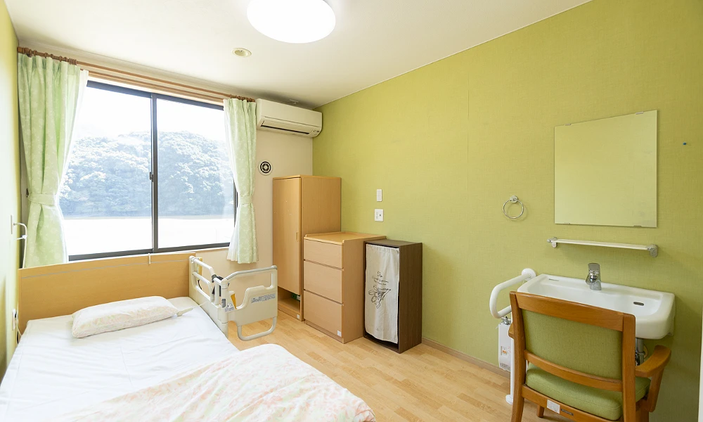 全部屋個室、温もりを感じる優しく温かな居室空間